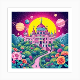 Pink Castle 4 Art Print