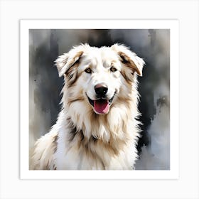 Friendly dog Art Print