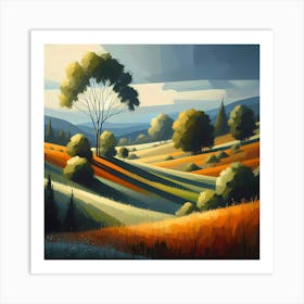 Landscape Painting 138 Art Print