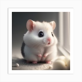 Cute Hamster Art Print