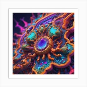 Psychedelic Art interesting Art Print