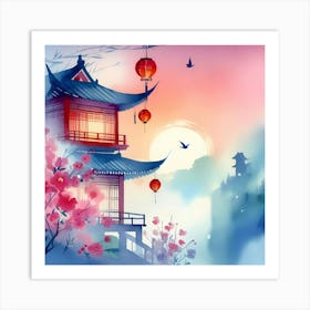 Chinese Painting 19 Art Print