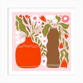 Two Vases Art Print