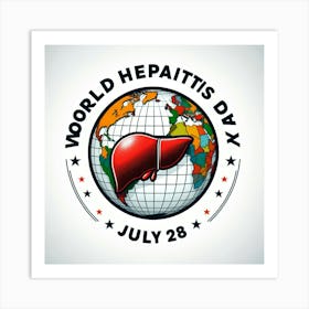 World Hepatitis Day 12 Art Print