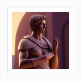 Statue Of Aphrodite 7 Art Print
