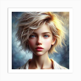 Portrait Of A Girl 1 Art Print