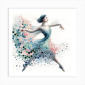 Ballerina Canvas Print Art Print