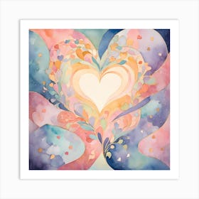 Heart Of Love Art Print