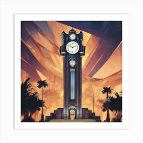 Clock Tower 2 Art Print