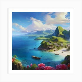 Island Paradise 1 Art Print