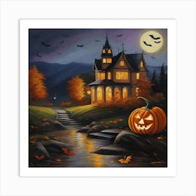 Haunted House 2 Art Print