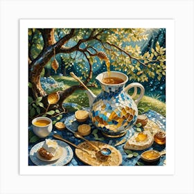 Honey Tea Art Print