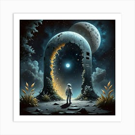 Space Gate Art Print