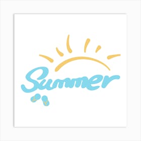 Summer Logo Art Print