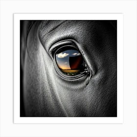 Horse Eye 1 Art Print