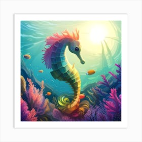 Seahorse Art Print