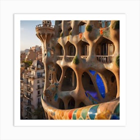 Structures Inspired By Gaudi 4 Art Print