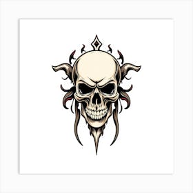 Skull Tattoo Art Print