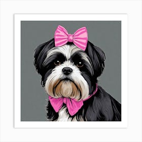 Shih Tzu 3 Art Print