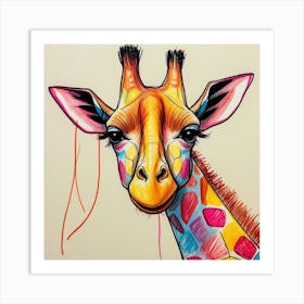 Giraffe 126 Art Print