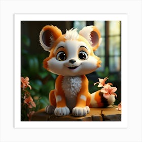 Baby Fox 6 Art Print