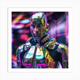 Futuristic Man 206 Art Print