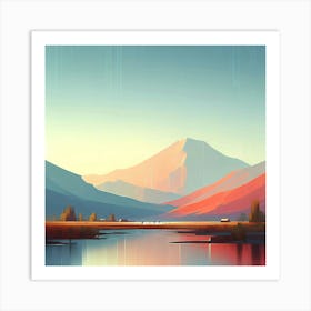 Abstract Landscape 2 Art Print