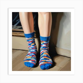 Looking For My Socks Art Print 3 Art Print