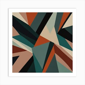 Abstract Geometric Pattern 13 Art Print