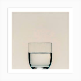 Glass Of Water 4 Art Print