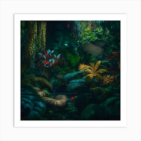 Tropical Jungle 1 Art Print