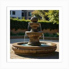 Fountain Art Print