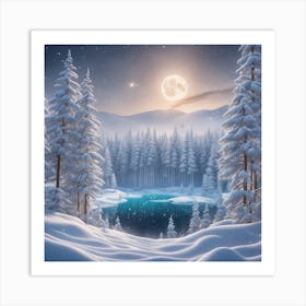 Winter Landscape 23 Art Print