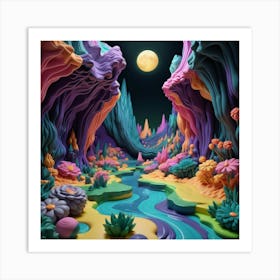 'The Cave' Art Print