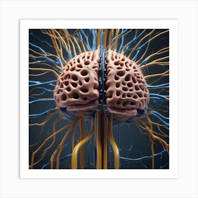 Brain And Nerves 6 Art Print