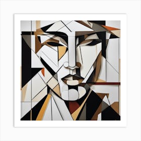 Geometric Face Art Print