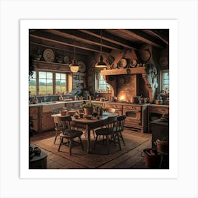 Country Kitchen 4 Art Print