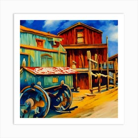 Wild West Art Print