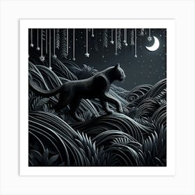 Black Panther Art Print