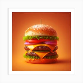 Burger2 1 Art Print