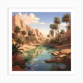 Forgotten Oasis Sketch Art Print