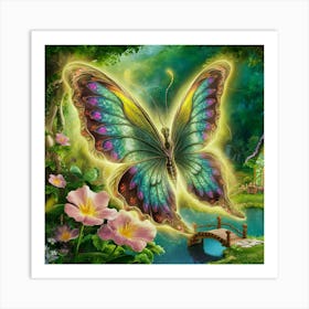 Fairy Butterfly 1 Art Print