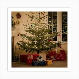 A Photo Of A Decorated Christmas Tree Wi 6k2ipjucqz6xi3fqfq22kq 5xmf6oqzrl2kcqbn7isyja Art Print