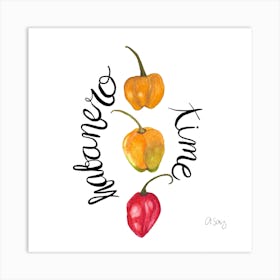 Habanero Time 1 Art Print