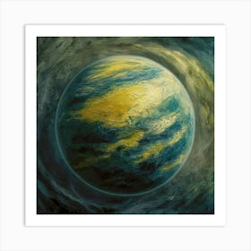 Planet Earth Art Print