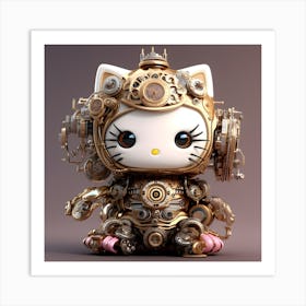 Hello Kitty Steampunk 11 Art Print