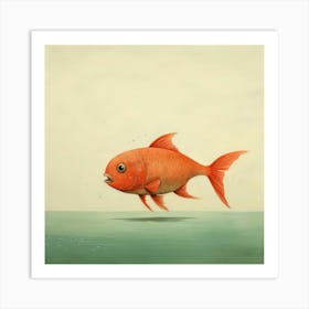 Red Fish Art Print