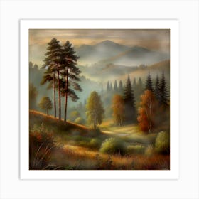 Autumn Landscape Art Print