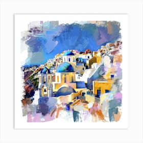 Santorini 3 Art Print