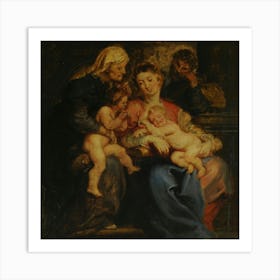 Virgin And Child 2 Art Print